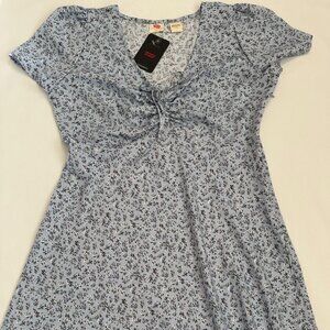 NWT Levi's Delray Short-Sleeve Mini Dress Size L